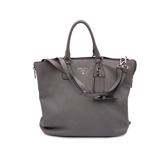 Prada Leather Tote Bag Galleria - Picture 1 of 6